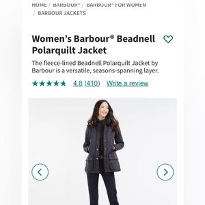 Barbour Women's Quilted Utility Jacket - Dark Blue